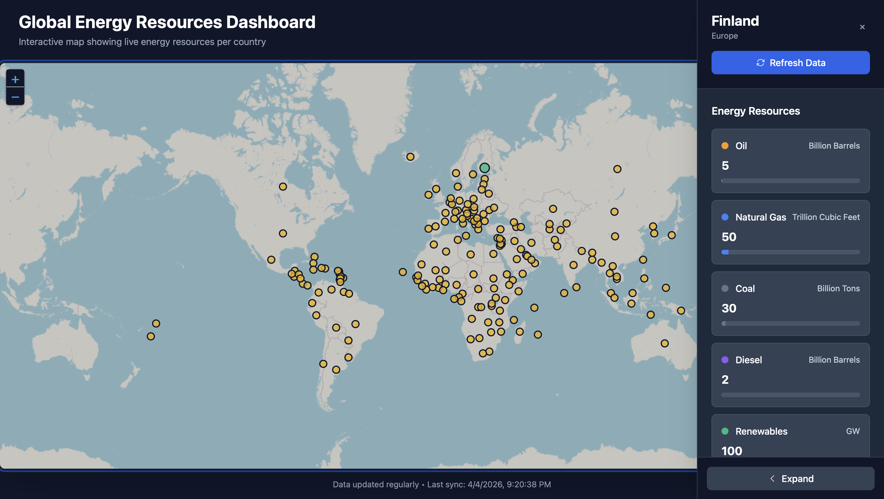 Live Fuel Tracker